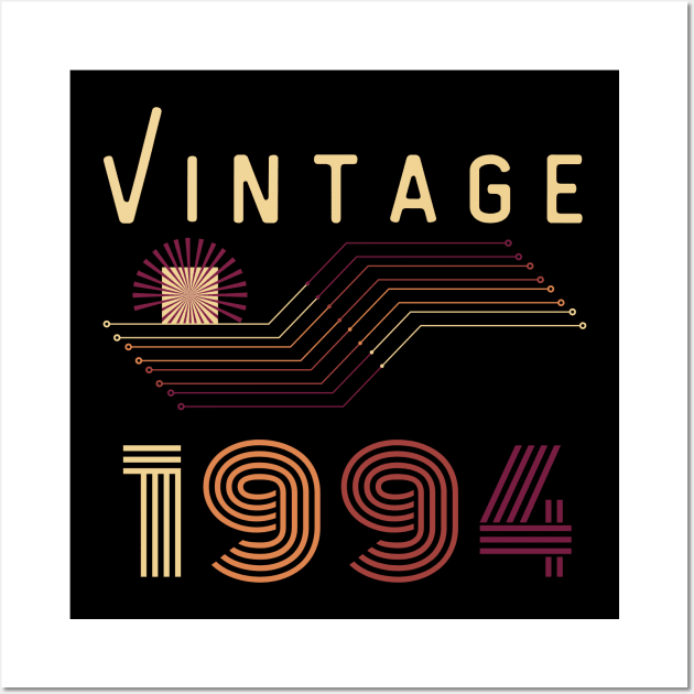 28 Year Old Retro Gift Vintage 1994 Classic Wall Art by Hohohaxi